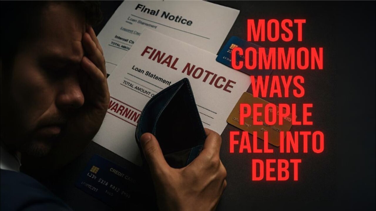 The most common ways people fall into debt 💵📉