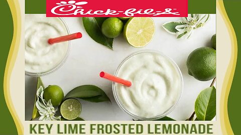Food Bites Episode 0030 - Chick-Fil-A Key Lime Frosted Lemonade