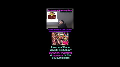 Preacher Warns Church Kids About Democrat Predators and Gender-Bender GR00MERS