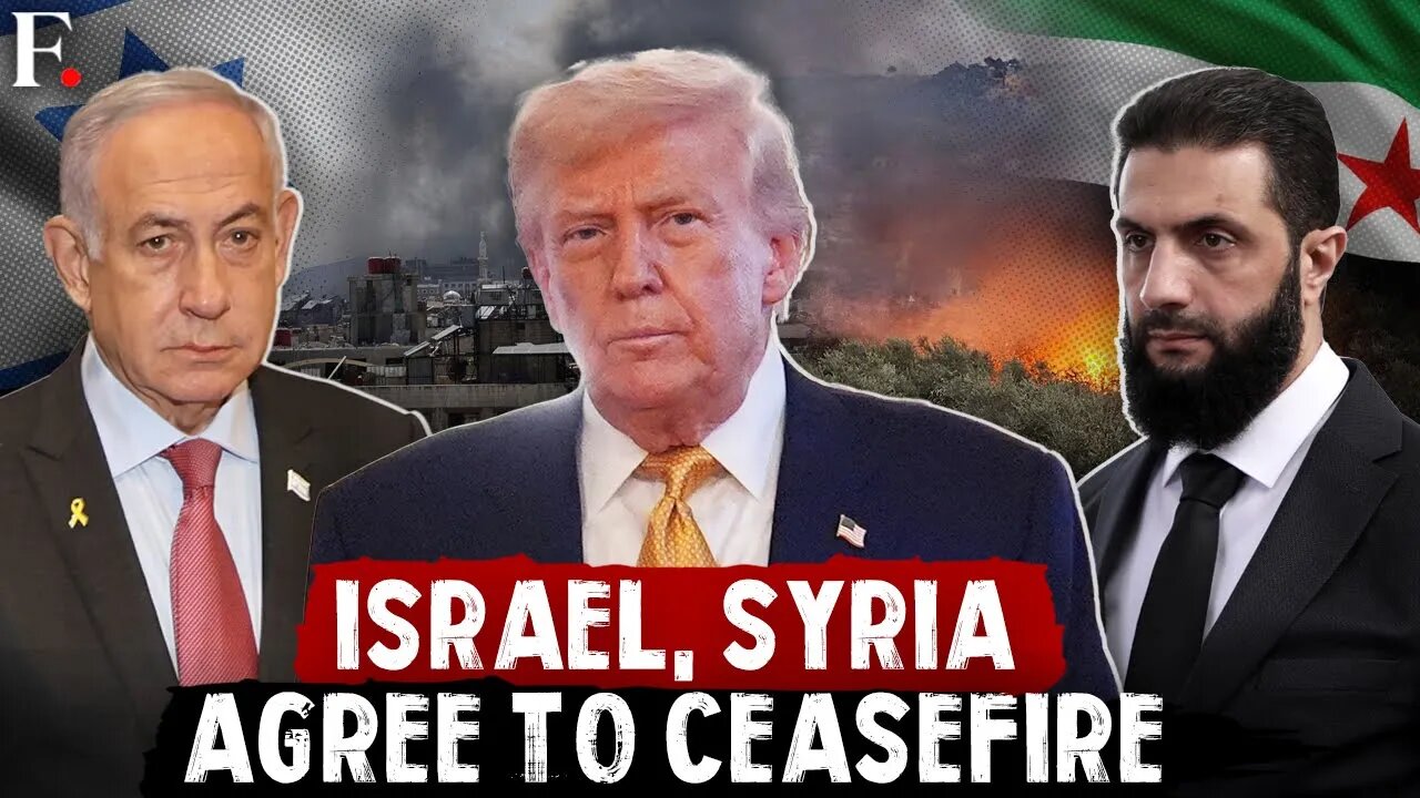 US Announces Ceasefire Between Israel & Syria After Sectarian Clashes, Strikes |N18G