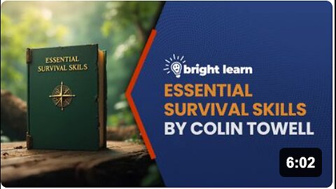 BrightLearn - Essential Survival Skills by Colin Towell