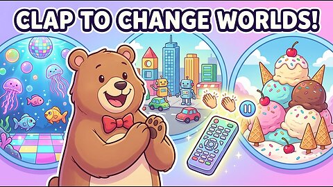 Bearington’s Cartoon Clap Portal 👏🎶 | Fun Clap-Along Dance for Kids