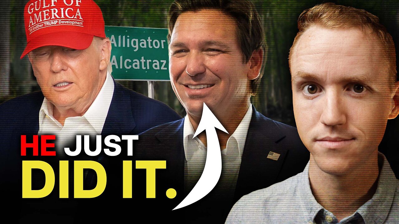 DeSantis Just Beat the System with THIS Power Move. (Alligator Alcatraz Update)