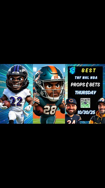 🏈 TOP NFL Picks Week 9 2025 | TNF Ravens vs Dolphins | NBA Picks Today |NHL BETS | PRIZEPICKS Today
