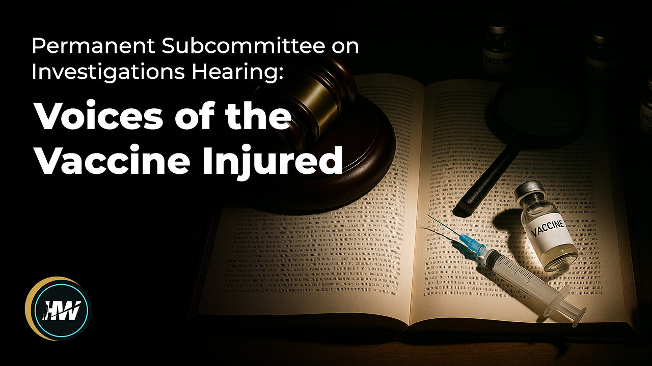 LIVE: SENATE PANEL HEARS TESTIMONY FROM VACCINE INJURED AMERICANS