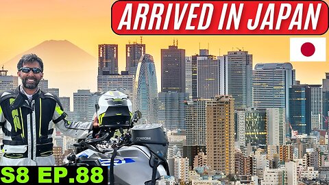 Arrived in Japan 🇯🇵 After Shipping My Motorcycle from Thailand 🇹🇭 S8 EP 88 | Pakistan to Japan Tour