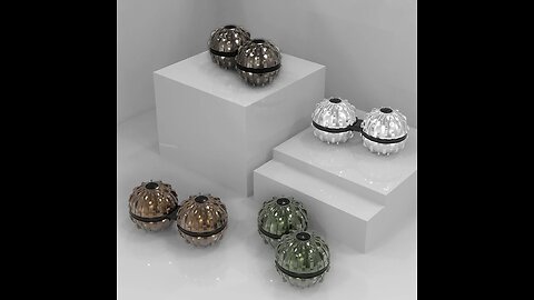 Portable Anti-Stress Body Massager Ball, with Zinc Alloy Material, for Adults and Kids