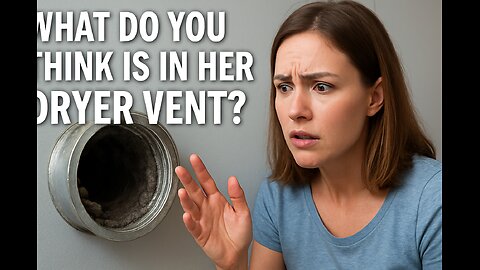 What do you think is in her dryer vent?