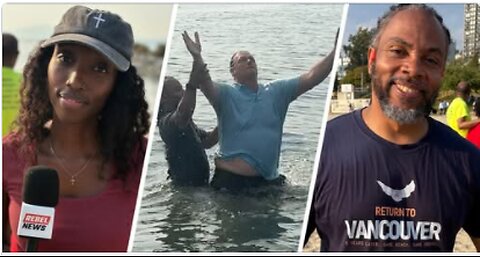 Street preacher — assaulted by LGBTQ+ mob in Vancouver — returns to baptize in peace