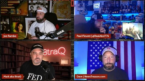 Joe Rambo w/ Abs1776, Stormy Patriot Joe, NewsTreason, 8traQ, PGunnels: Qurrent Event 4.17.25