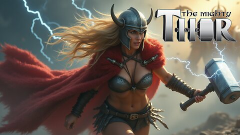 The Mighty Thor: The Goddess of Thunder in an Epic Sci-Fi Cinematic! | AI Super Panavision 70