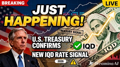 JUST HAPPENING — U.S. TREASURY CONFIRMS NEW IQD RATE SIGNAL FOR 2026 ⚠️🔥 💥 Iraqi Dinar News 2025