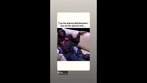 my father when he caught me and his seat