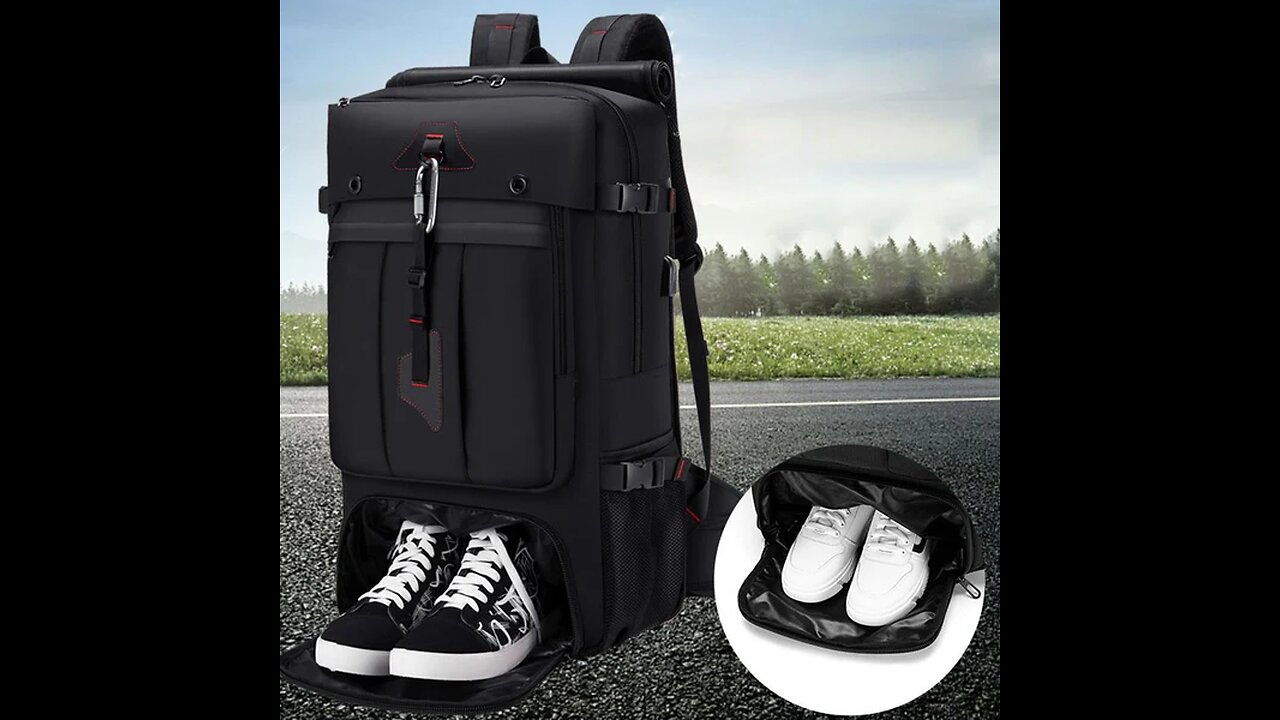 50L Versatile Waterproof Backpack, with Large Capacity, Excellent Organizer Compartments & USB Port