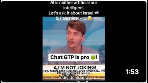 "Artificial Intelligence Shields Jews and Israel"