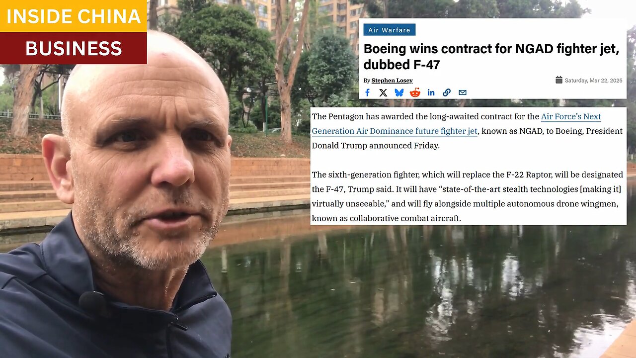 American CEO in China's Assessment of Boeing's F-47