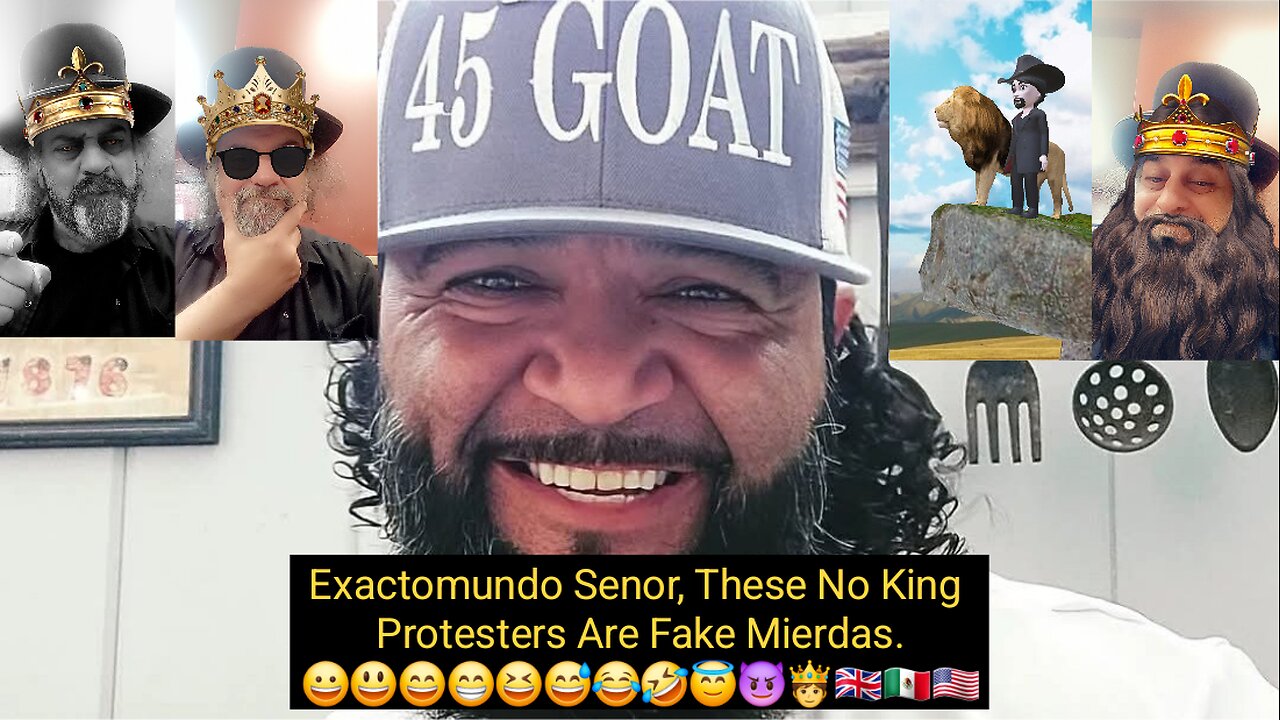 Jammin Lujan Pokes Holes In No Kings Protest. 😀😃😄😁😆😅😂🤣😇😈🫅🇬🇧🇲🇽🇺🇲