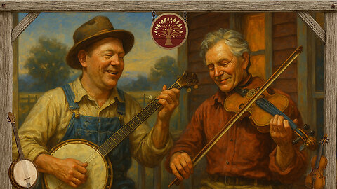 Bluegrass Instrumental 🎶023 – Banjo & Fiddle Background Music - Appalachian Folk Music