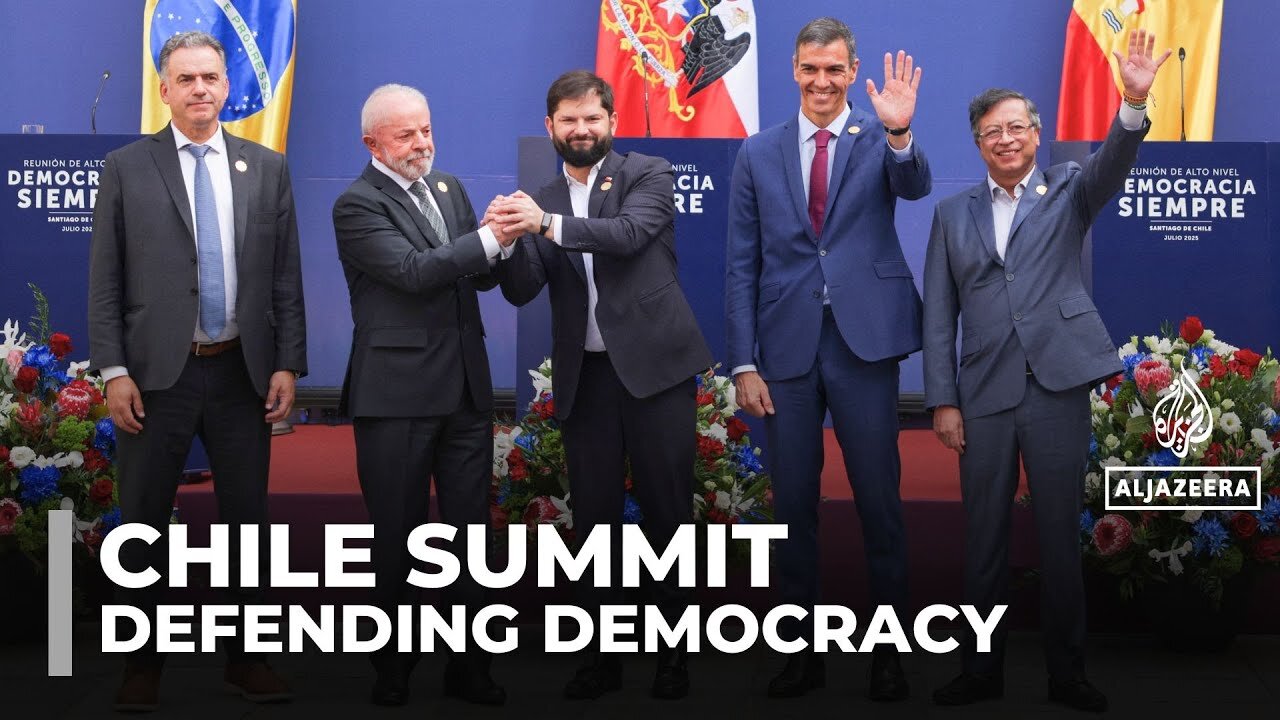 Five nations meet in Chile to launch global alliance to defend democracy