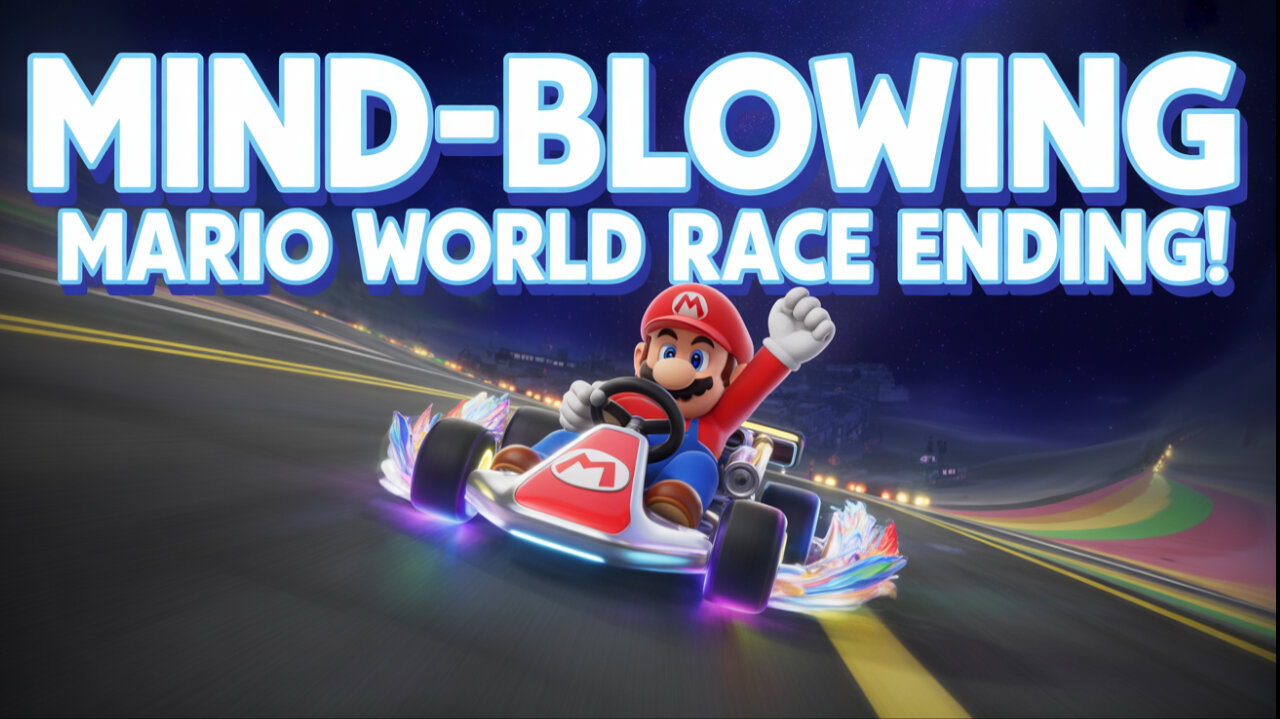 MIND-BLOWING MARIO KART WORLD ENDING
