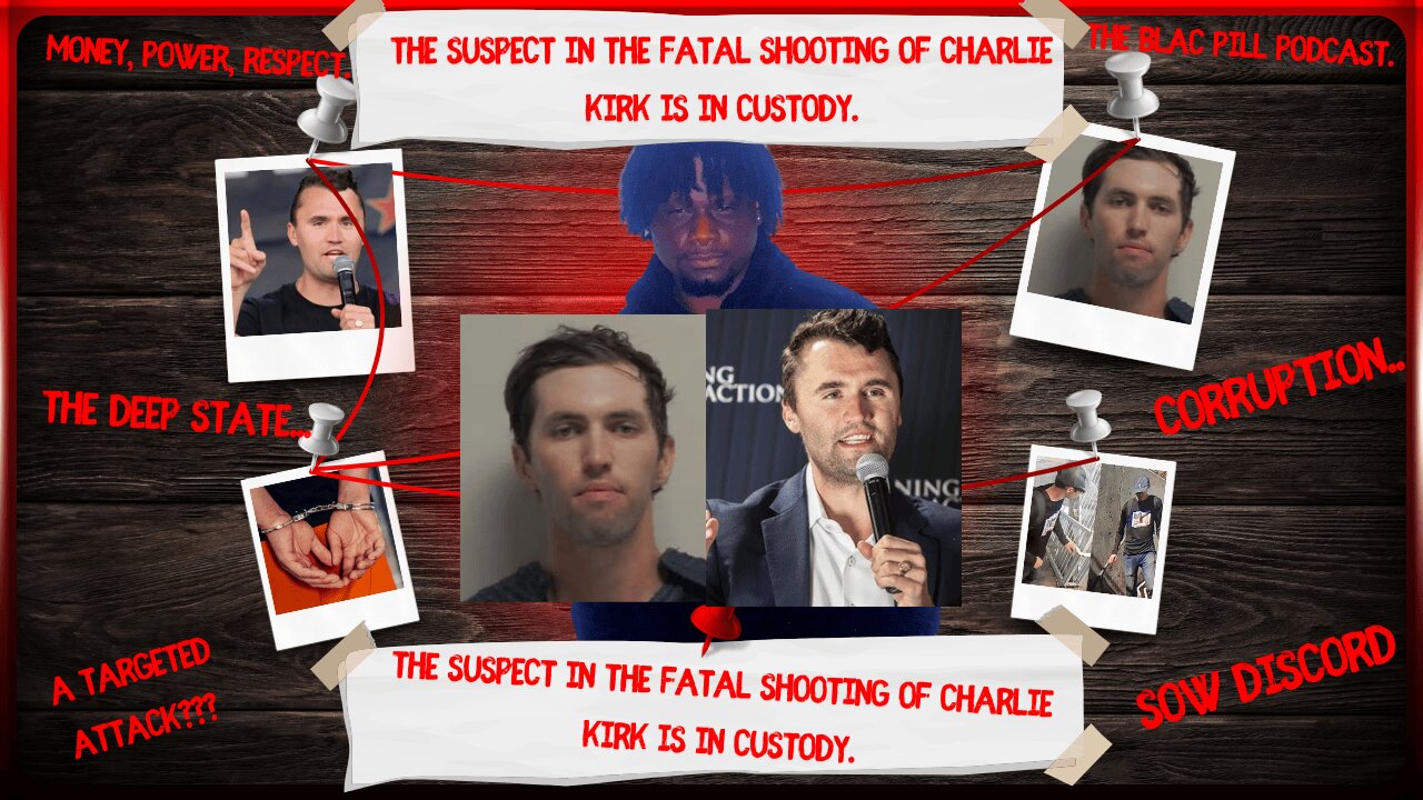 The SUSPECT in the FATAL SHOOTING of Charlie Kirk is in custody