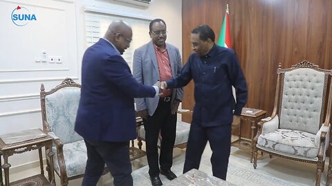Kamel meets with the DG of the Sudanese Consumer Goods Company (Sila'ati).