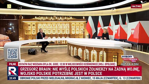 Grzegorz Braun: Nie poślę Wojska Polskiego na cudze wojny | W Cztery Oczy (14.05.2025)