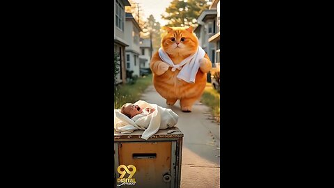 This Cat Thinks She’s the Baby’s Mom! 🐱❤️