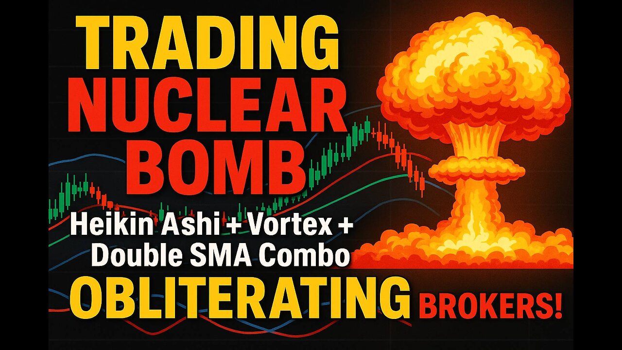 TRADING NUCLEAR BOMB: Heikin Ashi + Keltner +Vortex + Double SMA Combo Is OBLITERATING Brokers!