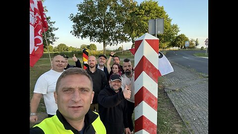 Robert Bąkiewicz Jesteśmy w pasie przygranicznym i monitorujemy działania patroli ROG