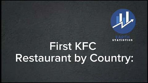 First KFC Restaurant by Country