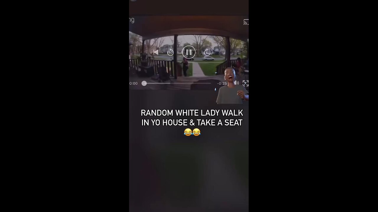 Random white woman walks into a black womans house 😨😂🤣😱‼️‼️‼️