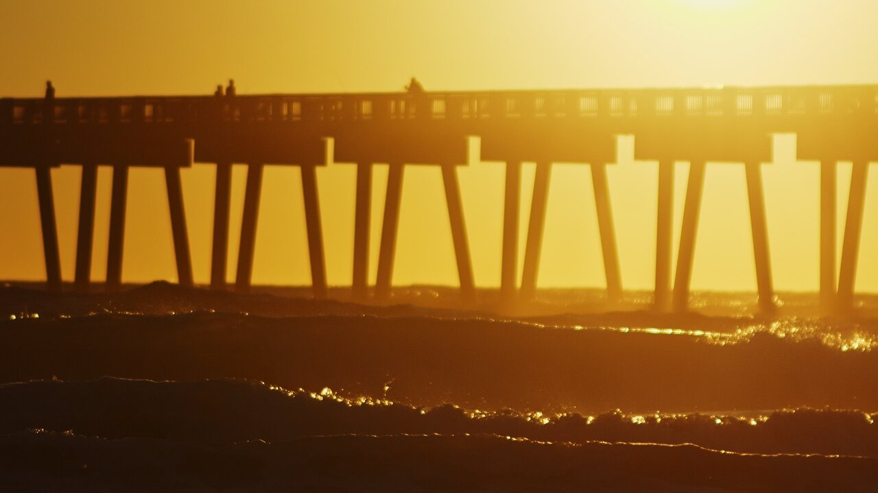 sunset at the beach