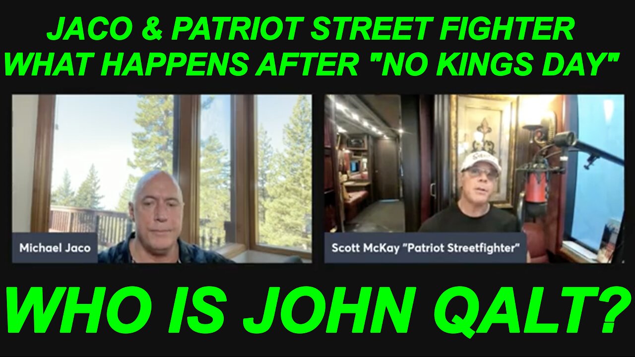 MICHAEL JACO & Patriot Street Fighter & I chat about No Kings & coming world events over coffee.