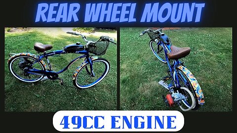 Rear Wheel Mount 49cc Engine