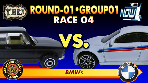 BMW Racing | Race 04 Group 01 Round 01 | Then vs Now 3 | Hot Wheels Diecast Racing Tournament