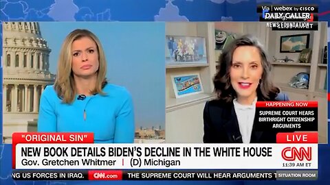 Whitmer Dodges CNN Questions on Biden’s Mental Fitness