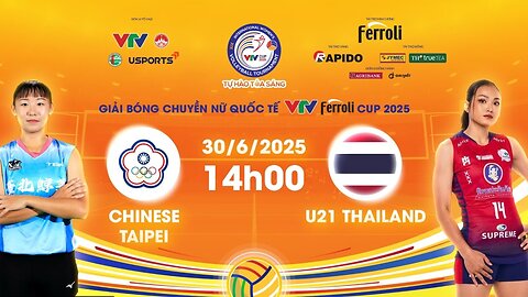 🔴 LIVE ถ่ายทอดสด! วอลเลย์บอลไทย U21 : วันที่ 30-06-2568