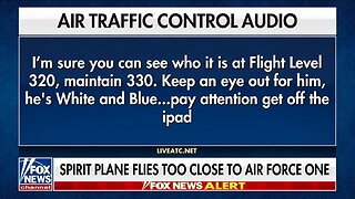 Air Traffic Control Yells At Spirit Pilot Who Was Too Close To Air Force One