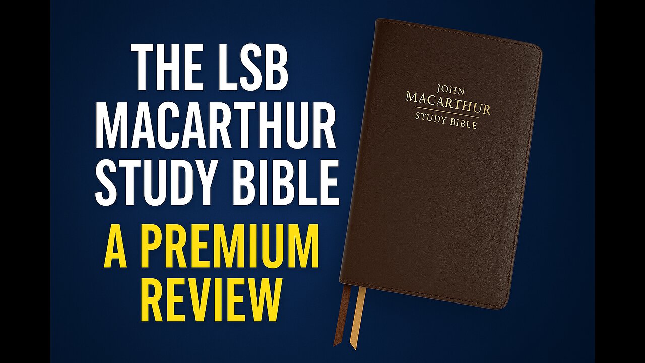 BIBLE REVIEW! LSB First Edition MacArthur Study Bible!