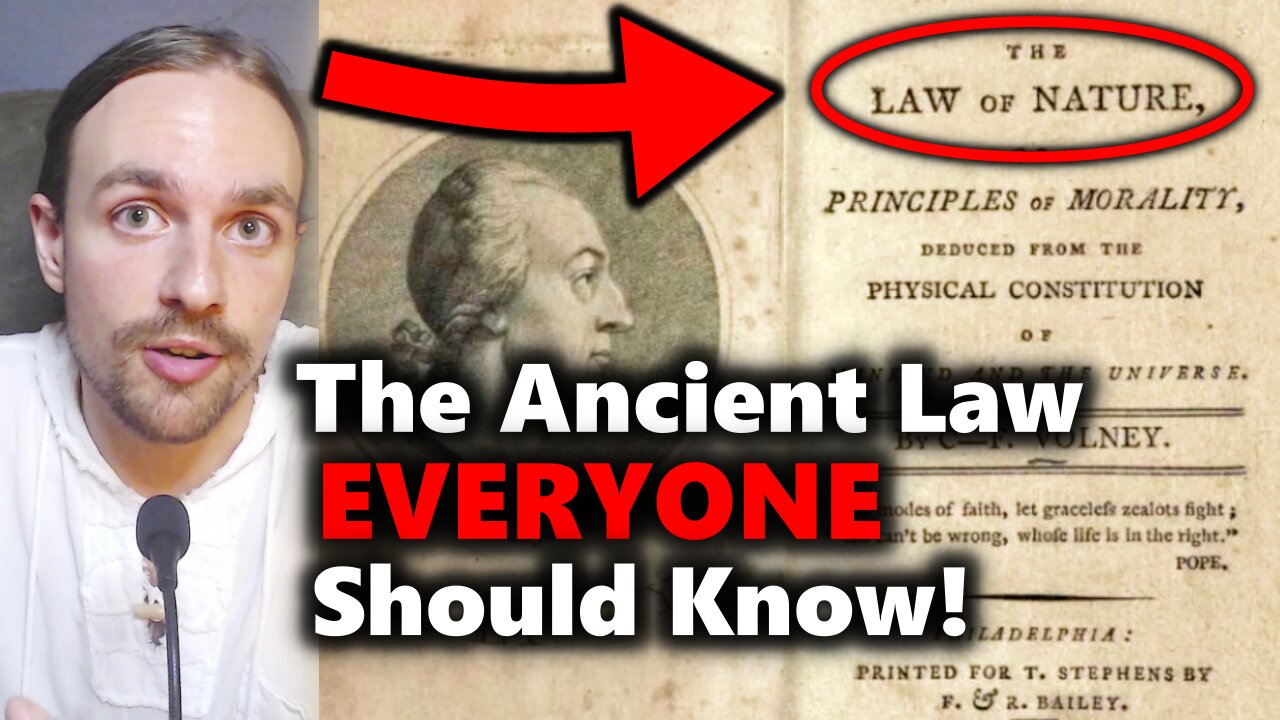 The BEST Natural Law Summary From 1793 - C.F. Volney (Analysis)