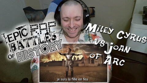 Epic Rap Battles Of History | Miley Cyrus vs Joan of Arc | First Time Reacting
