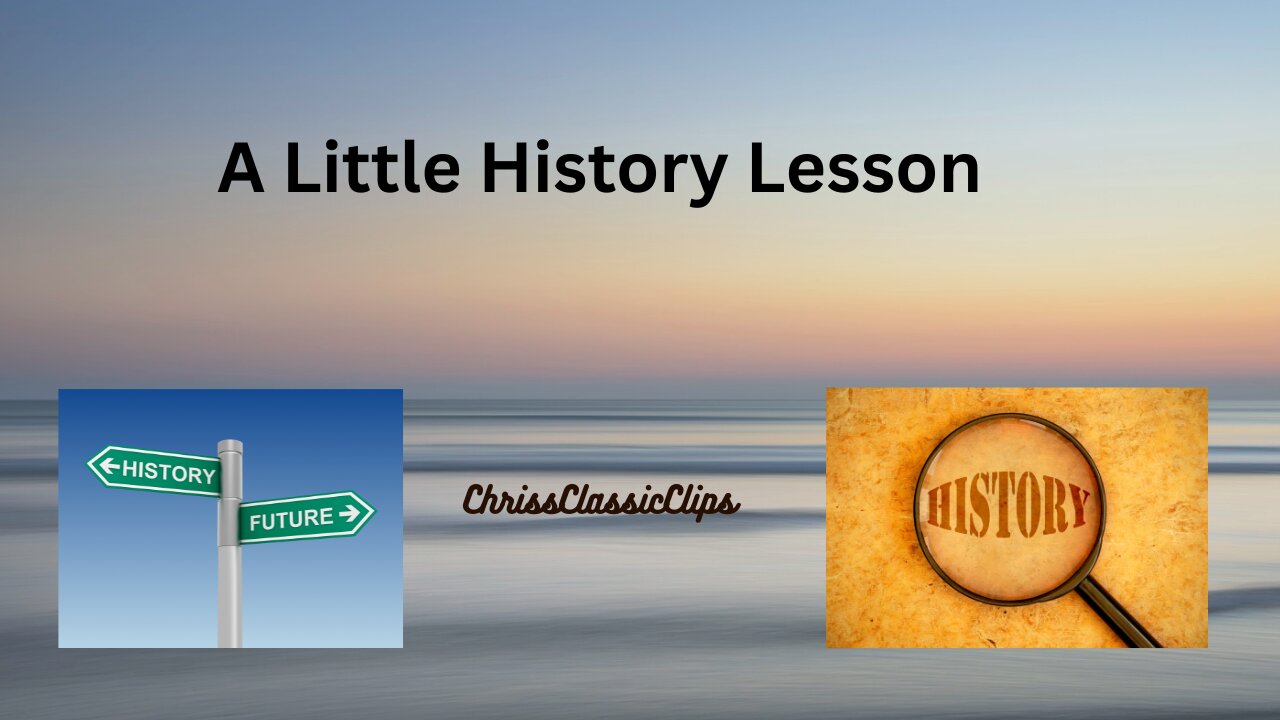 A Little Bit Of History