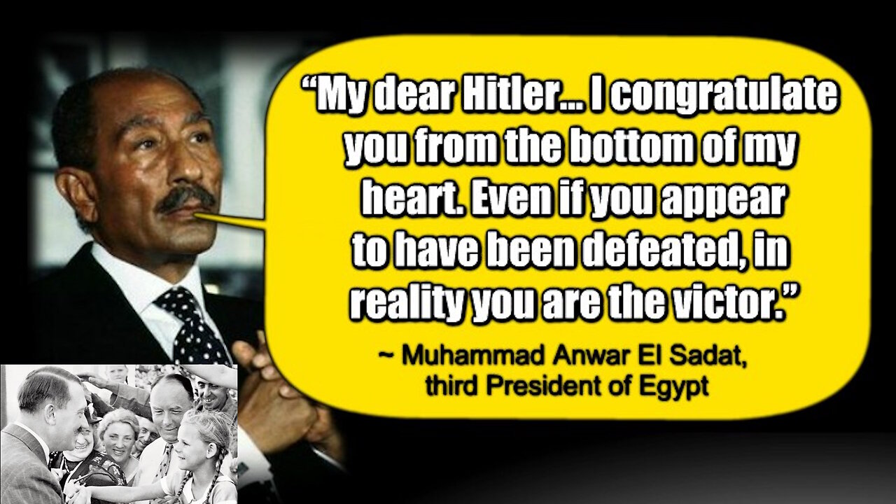 Presidente de Egipto felicita a Hitler