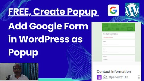 How to Add Google Form in WordPress Popup (Step by Step Tutorial) | CodePress Academy