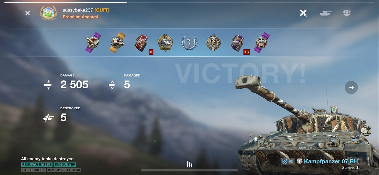Spray and Prey: Kamfpanzer 07 RH