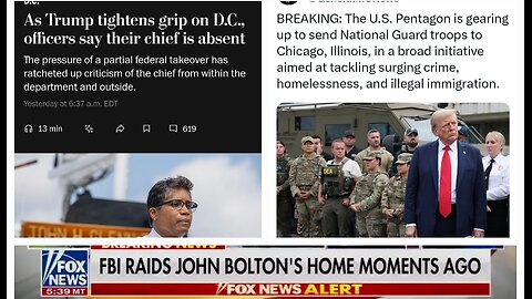Big moves being made, Military being deployed to Chicago and more!