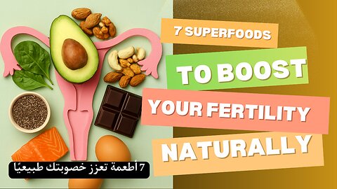 7 أطعمة مذهلة تعزز خصوبتك وتزيد فرص الحمل طبيعيًا | 7 /Amazing Foods to Boost Your Fertility