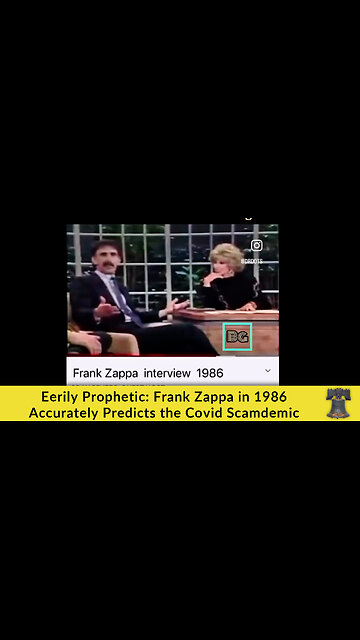 Eerily Prophetic: Frank Zappa in 1986 Accurately Predicts the Covid Scamdemic