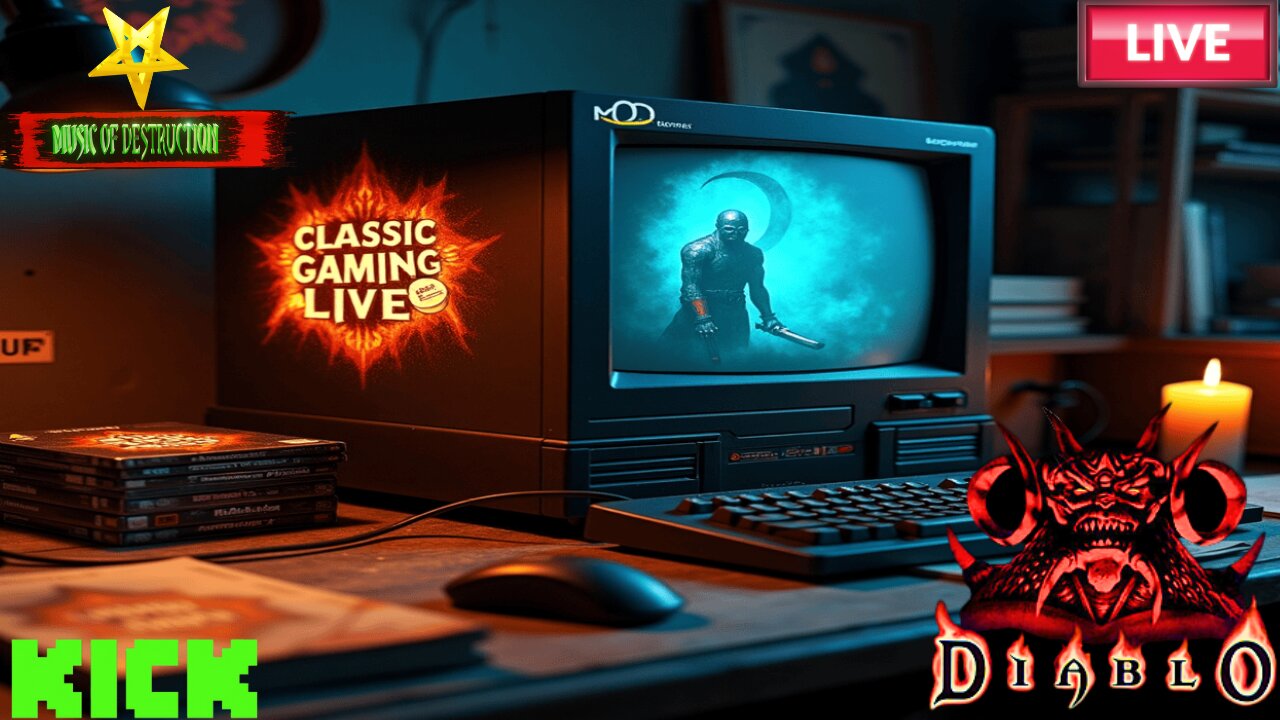 🕹️Classic Gaming Sunday Night Part 2 - Diablo 1 LIVE | Lets Go🎮